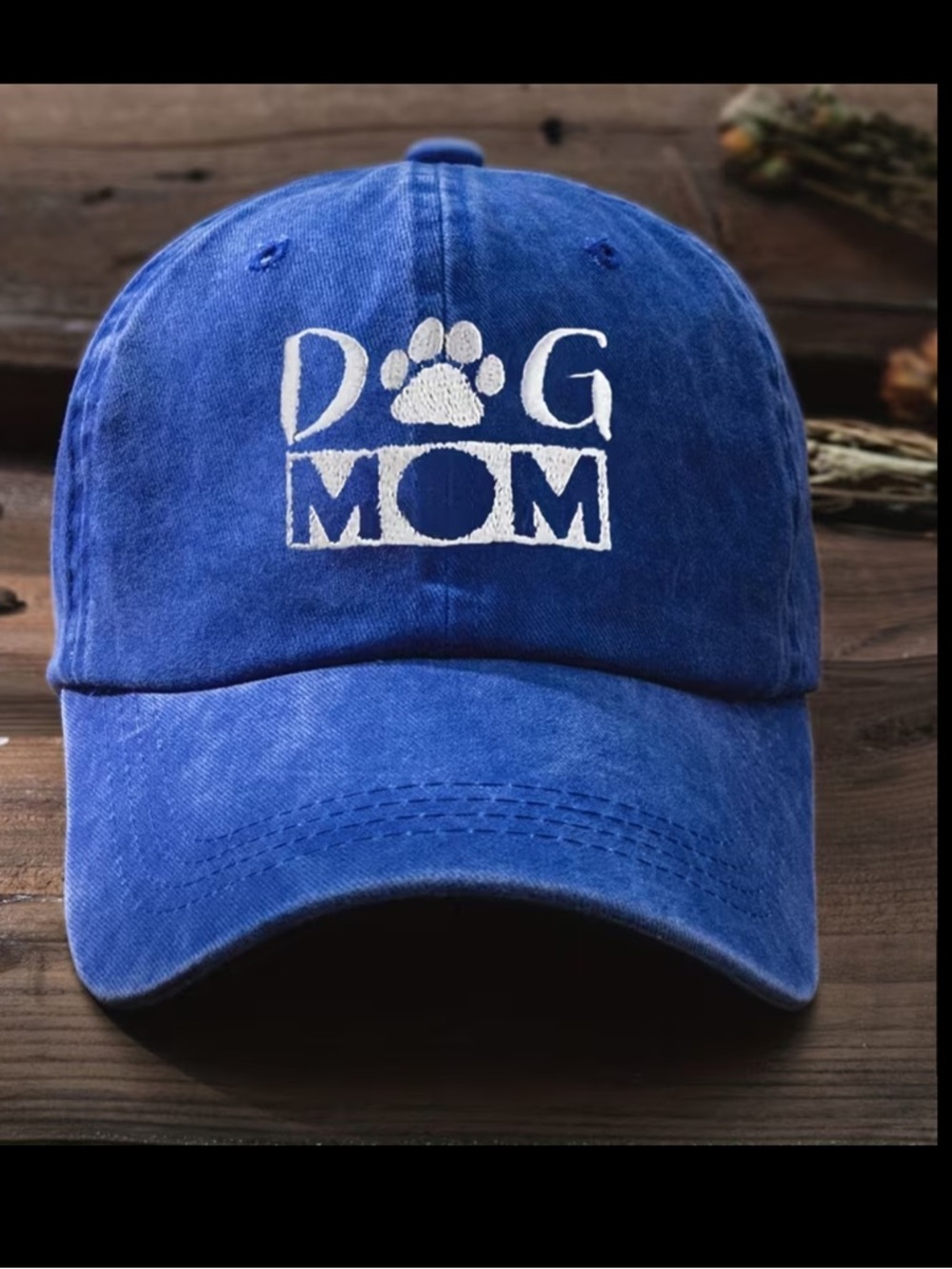 New Dog Mom Embroidered Baseball Hat